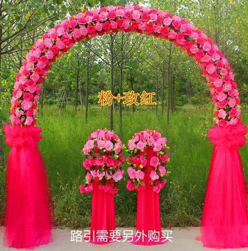 展厅立柱儿童摄影婚礼节庆用品开业拱门开张廊道花圃新婚婚庆礼仪